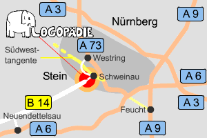 Übersicht Autobahn/Landstrasse Anfahrt Heilsbronn